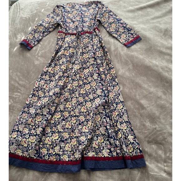 April Cornell Jaipuri Rose Dress Indigo - Picture 13 of 17